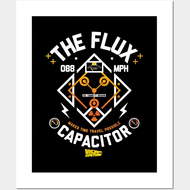 Back To The Future The Flux Capacitor Wall Art by Rebus28